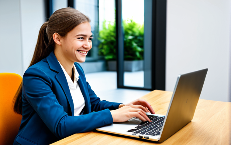 청소년지도사와 청소년 갈등 해결 방안 - **Prompt:** A professional youth counselor, fully clothed in a modest business casual outfit, sittin...