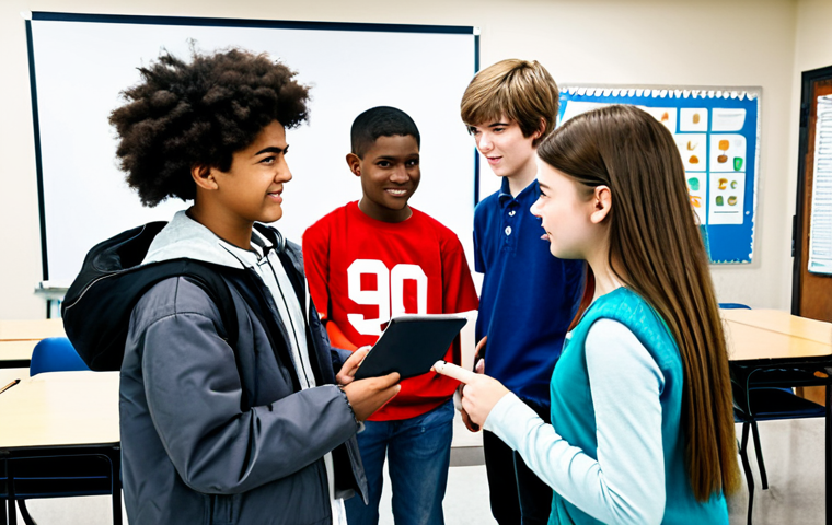 청소년지도사와 청소년 갈등 해결 방안 - **Prompt:** A professional youth counselor, fully clothed in a modest business casual outfit, sittin... 청소년지도사와 청소년 갈등 해결 방안 - **Prompt:** A professional youth counselor, fully clothed in a modest business casual outfit, sittin...