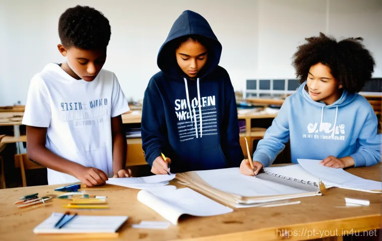 청소년지도사로서의 창의적 교육 방법 - Image Prompt 1: The Spark of Curiosity and Innovation** 청소년지도사로서의 창의적 교육 방법 - Image Prompt 1: The Spark of Curiosity and Innovation**