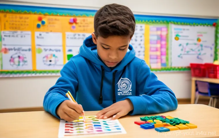 청소년지도사와 청소년의 학습 장애 극복 사례 - **Prompt:** A 14-year-old girl with light brown hair, wearing a modest, casual outfit consisting of ...