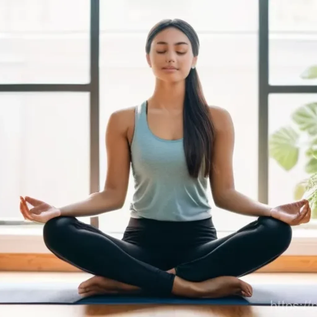 청소년지도사 직무 스트레스 관리 - **Prompt 1: Serene Self-Care Moment**
    "A young adult female youth counselor, with a gentle and f...