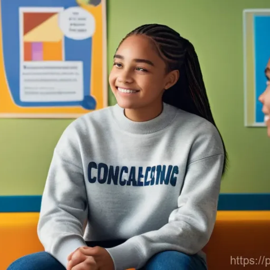 청소년지도사와 청소년 법률 상담 사례 - **Prompt 1: Empowering Dialogue with a Youth Counselor**
"A diverse teenage girl, aged 15-17, wi...