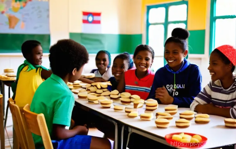 청소년지도사와 청소년 다문화 교육 사례 - **Prompt:** A modern classroom where a male educator, dressed in smart casual attire, is guiding a g... 청소년지도사와 청소년 다문화 교육 사례 - **Prompt:** A modern classroom where a male educator, dressed in smart casual attire, is guiding a g...