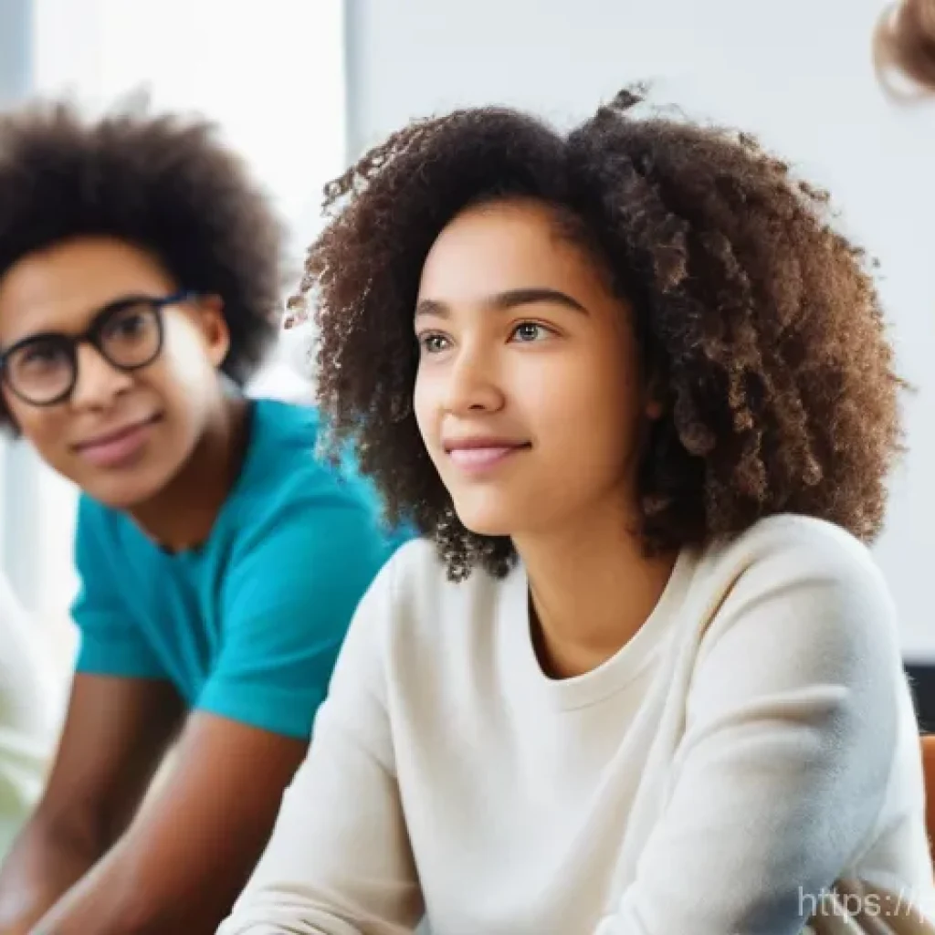 청소년지도사로서의 자기계발 방법 - **Prompt 1: Empathetic Leadership and Emotional Intelligence**
    A full-shot image of a diverse gr...