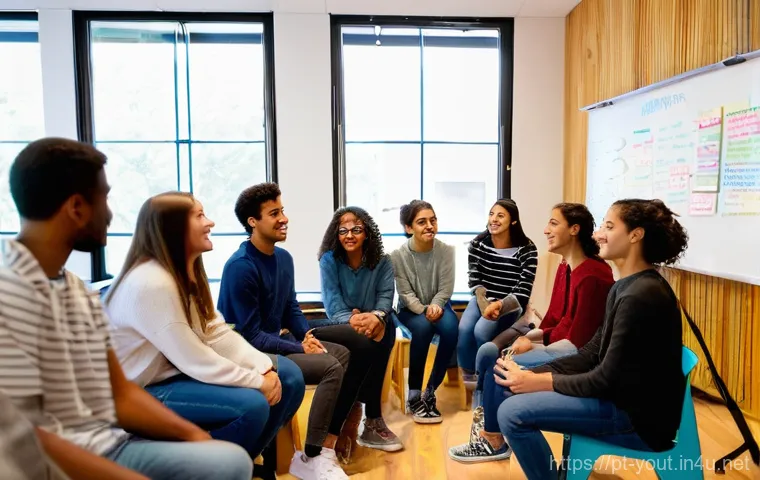 청소년지도사와 청소년 문제 해결 프로젝트 사례 - **Prompt: The Empowering Mentorship Session**
A vibrant and inspiring scene depicting a diverse ...